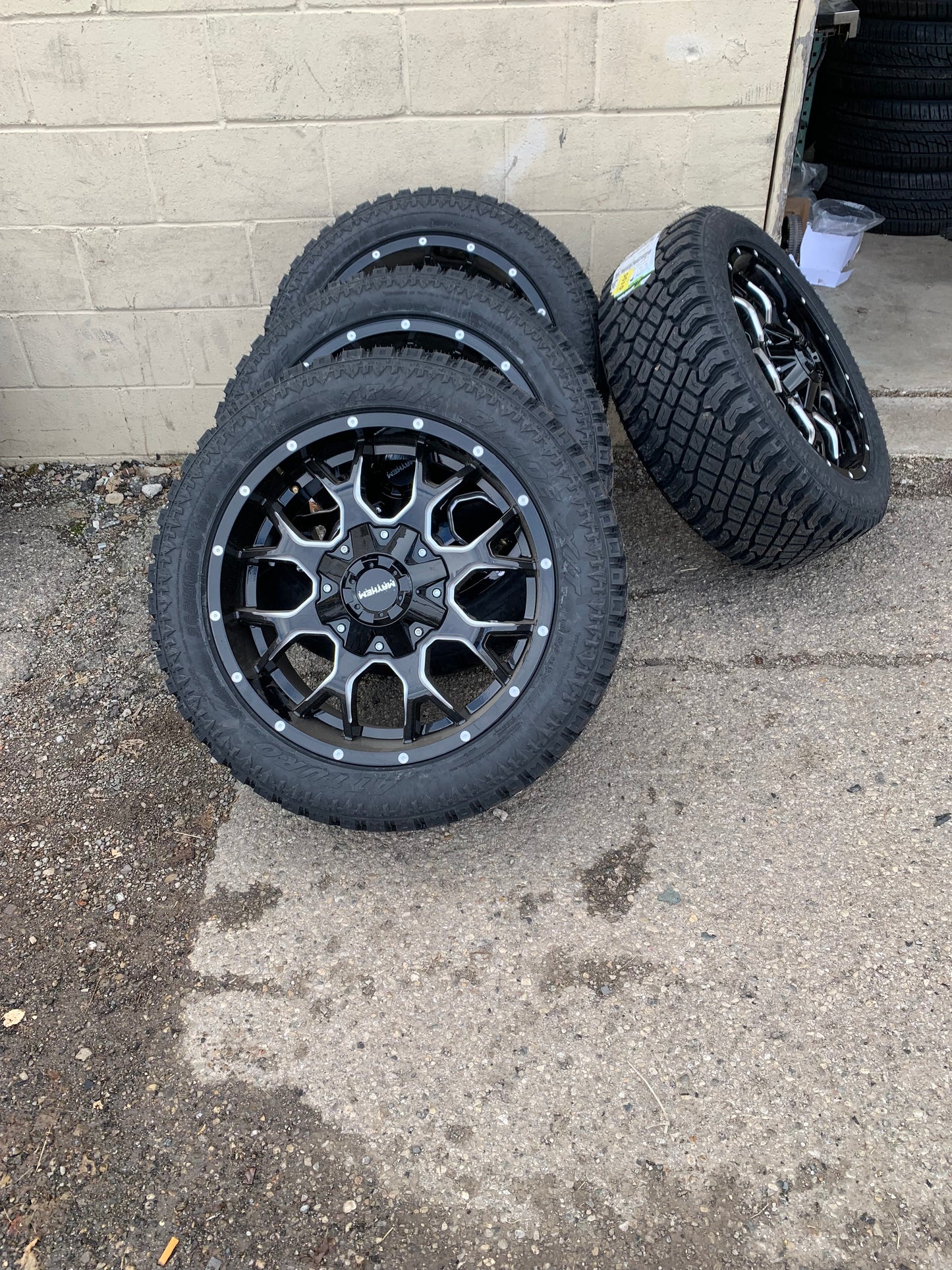 Mayheim Off-road 20x9 Black 6x120 -0 Offset Chevy Colorado With 265/50/20 All Terrain Tires