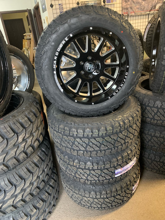 Hardcore Off-road 6 Lug Chevy and Ford F-150 with 275/55/20 Tires